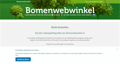 Desktop Screenshot of bomenwebwinkel.nl